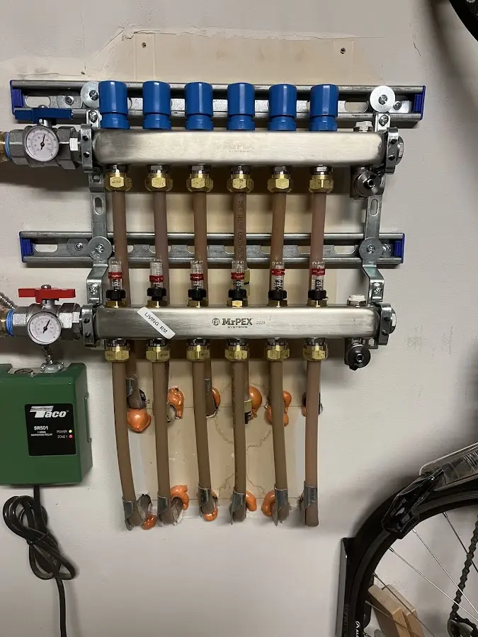 Plumber performing Leak Detection at a residential property in Macomb